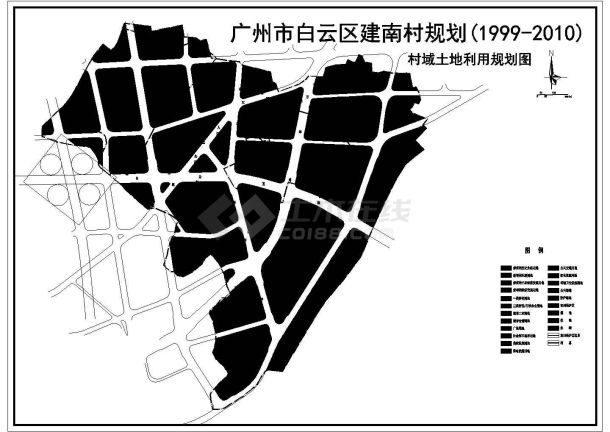 某建南村土地利用规划CAD详细完整设计图-图一