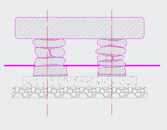 某公园CAD构造平立面设计座凳详图_图1
