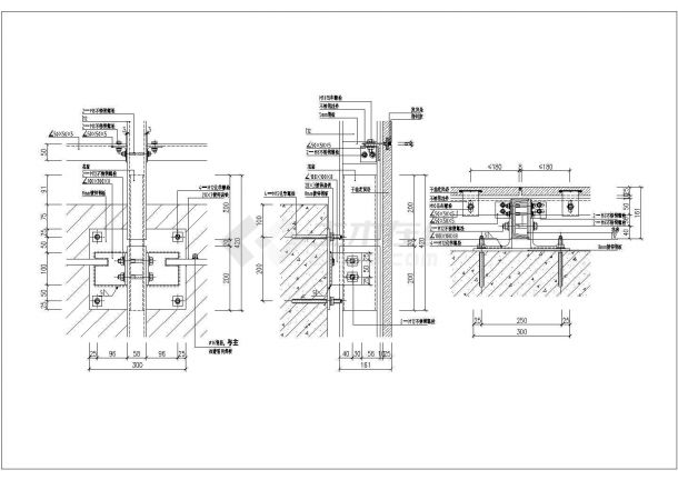 某符合规范幕墙图纸CAD设计完整构造节点-图一