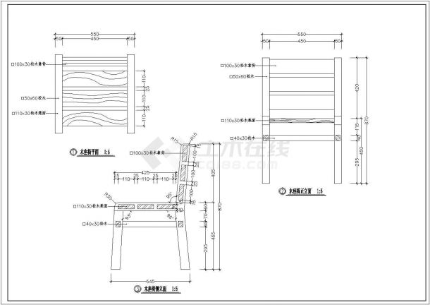 某木家具CAD详细完整构造设计图纸-图一