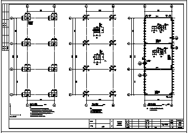 变电所设计_某地上一层现浇框架结构变电所结构施工cad图纸-图二