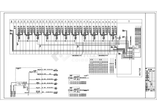 某33层住宅电气CAD设计完整构造施工图-图二