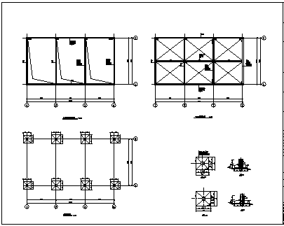某地上一层框架结构化学品库结构施工cad图_化学品库施工-图二