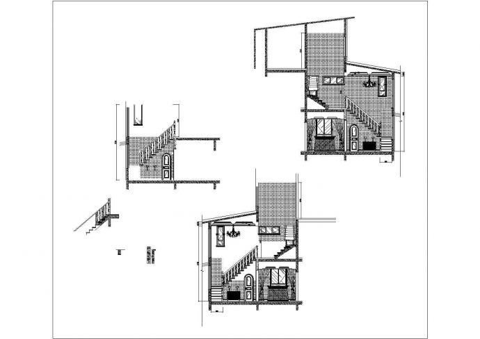 某窗台板楼梯踏步节点CAD完整平面施工图_图1