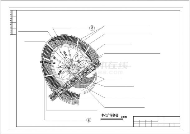 某地区医院环境景观设计施工图(含设计说明）-图二