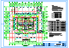 二层仿古四合院建筑设计cad施工图纸（带1JPG外观效果图）-图二