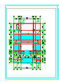 一层四合院住宅建筑方案施工设计图 带1JPG鸟瞰效果-图二