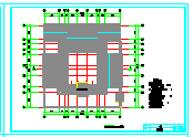 单层北京经典四合院建筑CAD施工设计图-图二