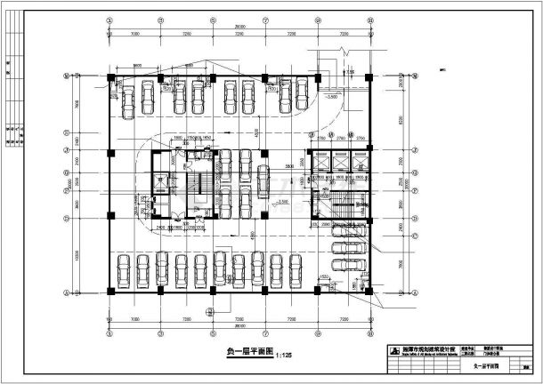 某县中医院门诊综合楼建筑设计CAD施工图-图二