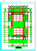 二层砖混结构四合院建筑设计图纸 带1相似JPG外观鸟瞰效果-图一
