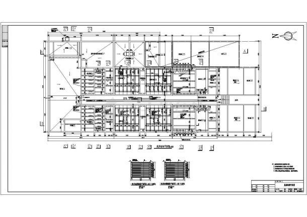 某广东污水处理厂CAD给排水构造施工设计图图纸-图二