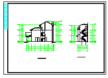 某地三层独栋别墅建筑cad设计施工图纸-图二