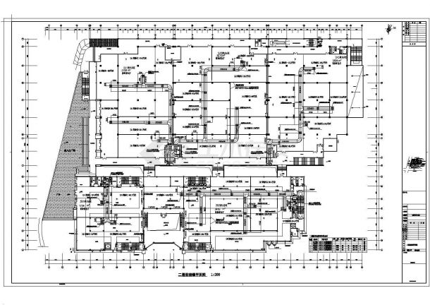 [浙江]杭州市某大型商业广场通风排烟系统设计施工CAD图纸-图一