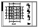 某市单层框架结构厂房结构施工cad图_厂房施工-图二