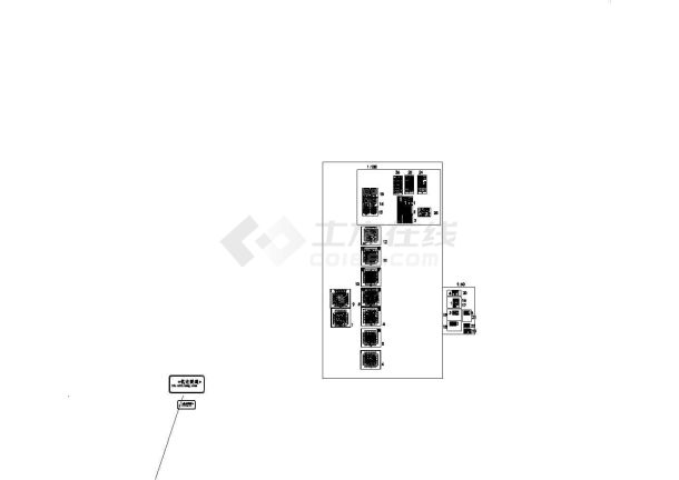 [内蒙古]高层综合楼空调采暖通风排烟系统设计施工图（商业 热水风幕 电热风幕）-图一