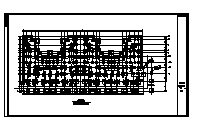 某一层框架结构别墅大底盘结构施工cad图_别墅施工-图一