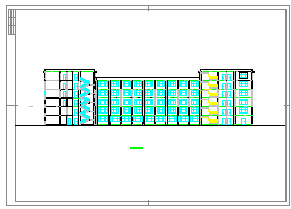 某地区多层宾馆建筑方案CAD设计施工图-图二