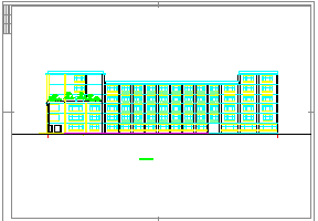 某地区多层宾馆建筑方案CAD设计施工图