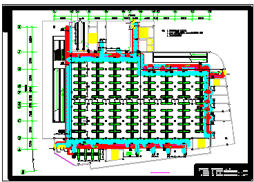 某仓储商场中央空调整套系统设计cad方案图纸-图二