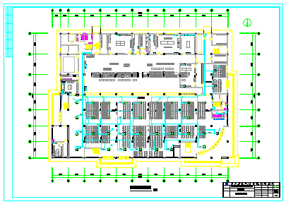 某大学新校区食堂全套暖通空调cad设计施工图