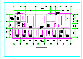 某地6层商住楼结构cad设计施工图纸_图1