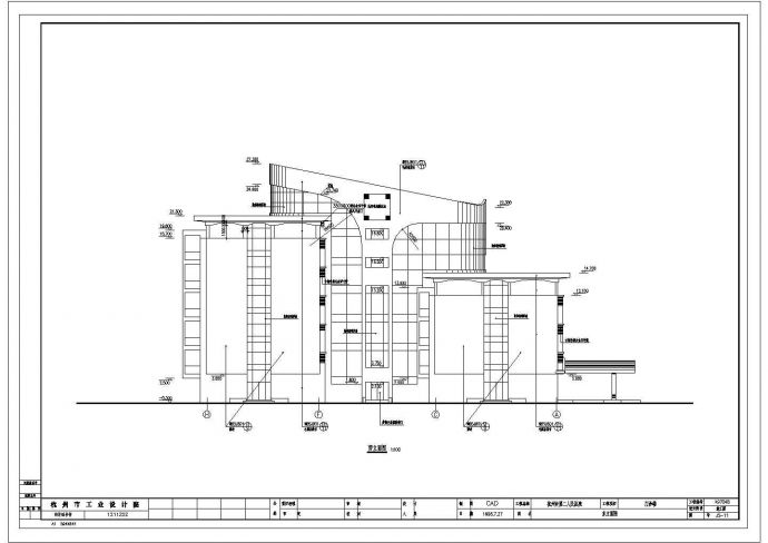 某市二医院CAD详细全套构造设计图_图1
