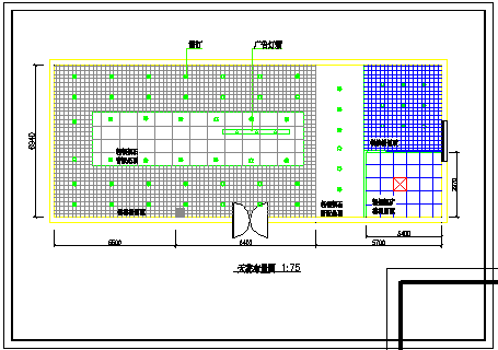 某电器家电商店室内装修cad施工设计图纸-图一