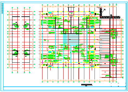 某电子电器物流港中央空调cad设计图纸_图1