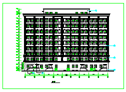 某高层办公楼全套建筑CAD设计施工图_图1