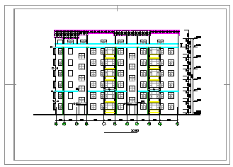 某高层跃层住宅楼建筑CAD设计施工图纸-图一