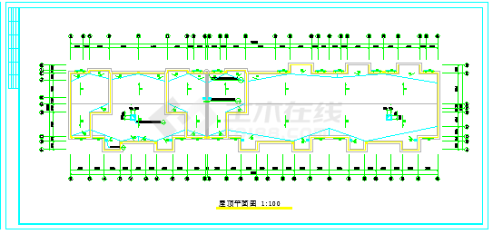 某高层住址建筑全套CAD设计施工图纸-图二