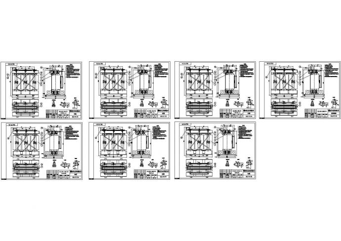 经典干式变压器设计cad全套总装图（含技术要求）_图1