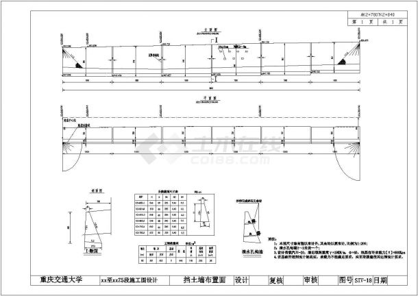 土木工程毕业设计_道路毕业设计-重庆交通大学土木工程道路设计全套cad（开题报告，设计说明书，图纸,预算）-图二