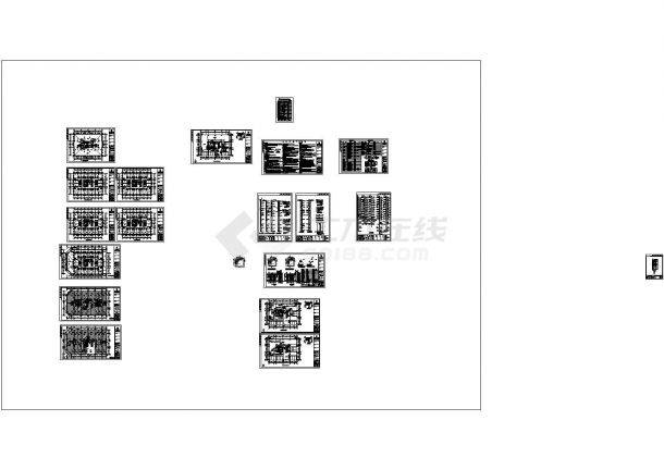 西安大明宫万达广场暖通设计施工图（含设计说明，共45张）-图二
