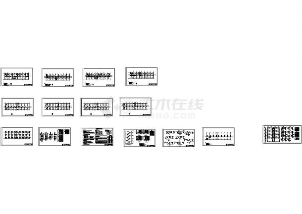 【4层】3100平米综合办公楼毕业设计图纸（含计算书、建筑结构图）-图二