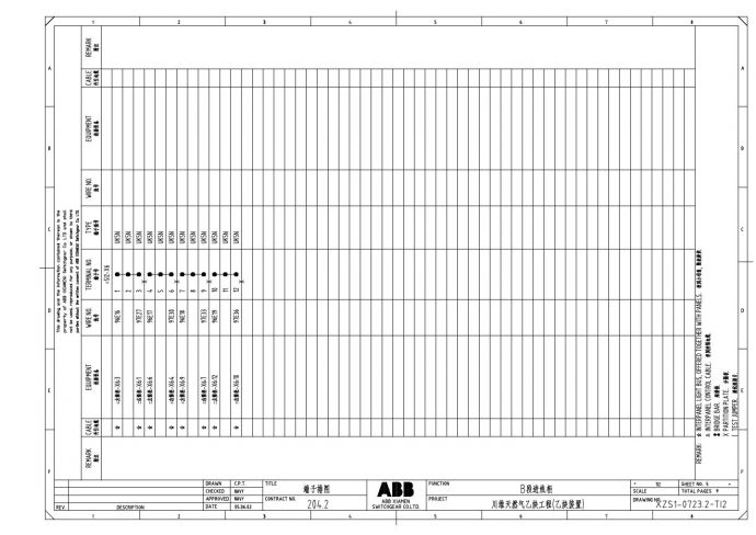 川维天然气乙炔工程（乙炔装置）B段进线柜CAD图_图1