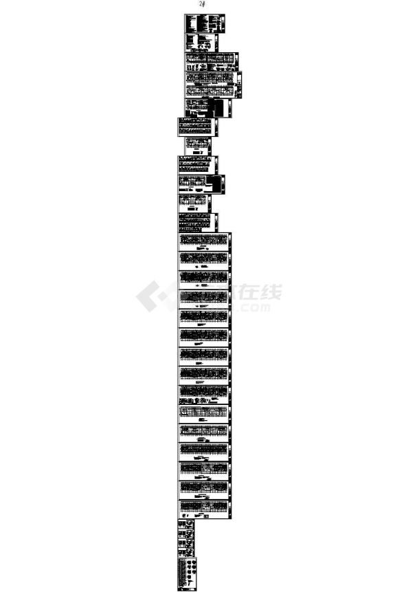 地上15层地下2层框架剪力墙住宅楼结构施工图（CAD、32张）-图一