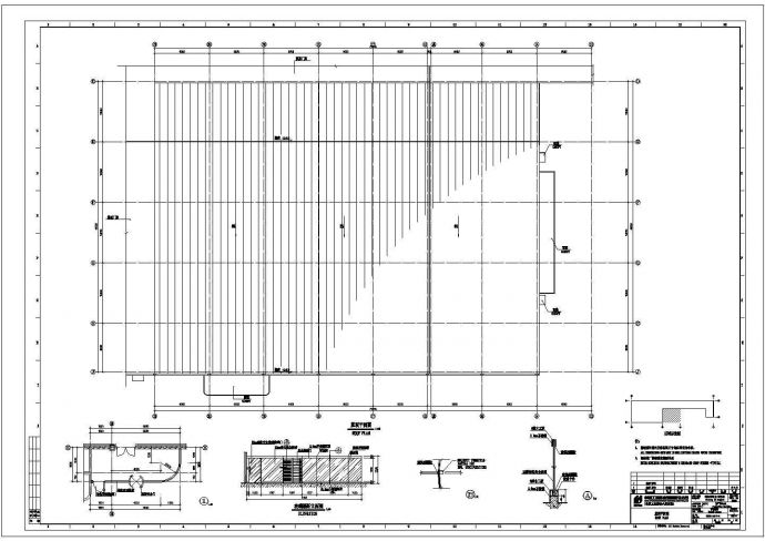 某工程装修CAD详细节点完整平面图纸_图1