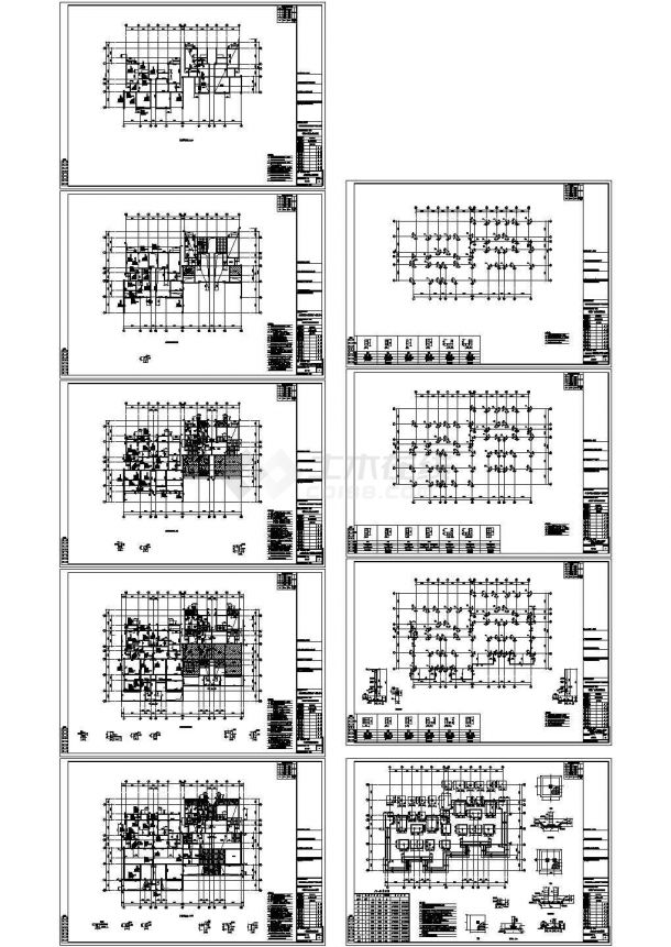 某大型产业园全套建筑结构设计施工图-图二