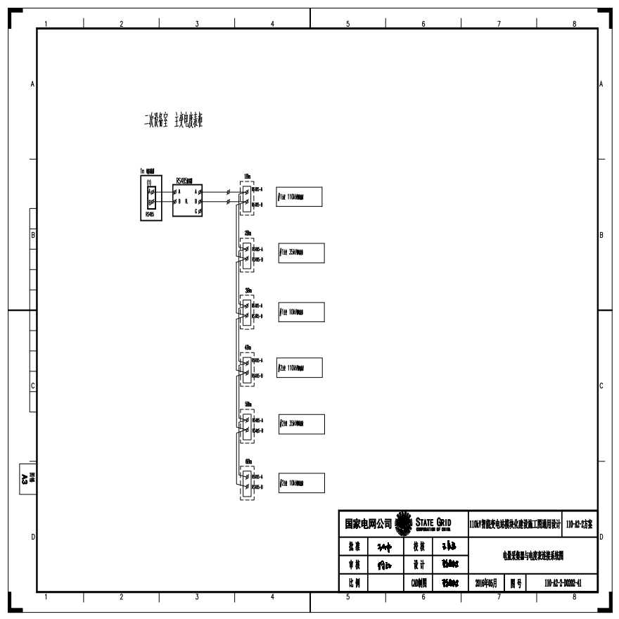 110-A2-2-D0202-41 电量采集器与电度表连接系统图.pdf-图一