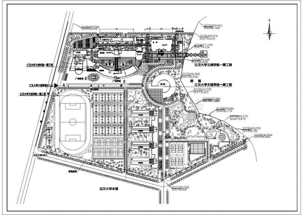 某大学总平面图CAD构造大样节点图-图一