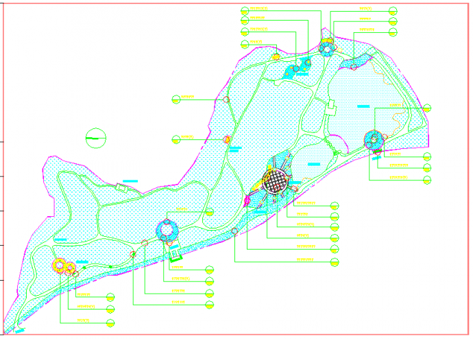 某山林公园CAD构造设计施工图纸_图1