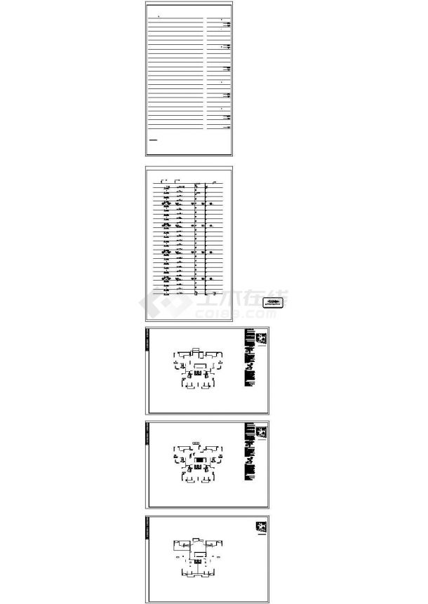 [四川]综合群体建筑给排水施工图（塔楼、商业、车库）-图二