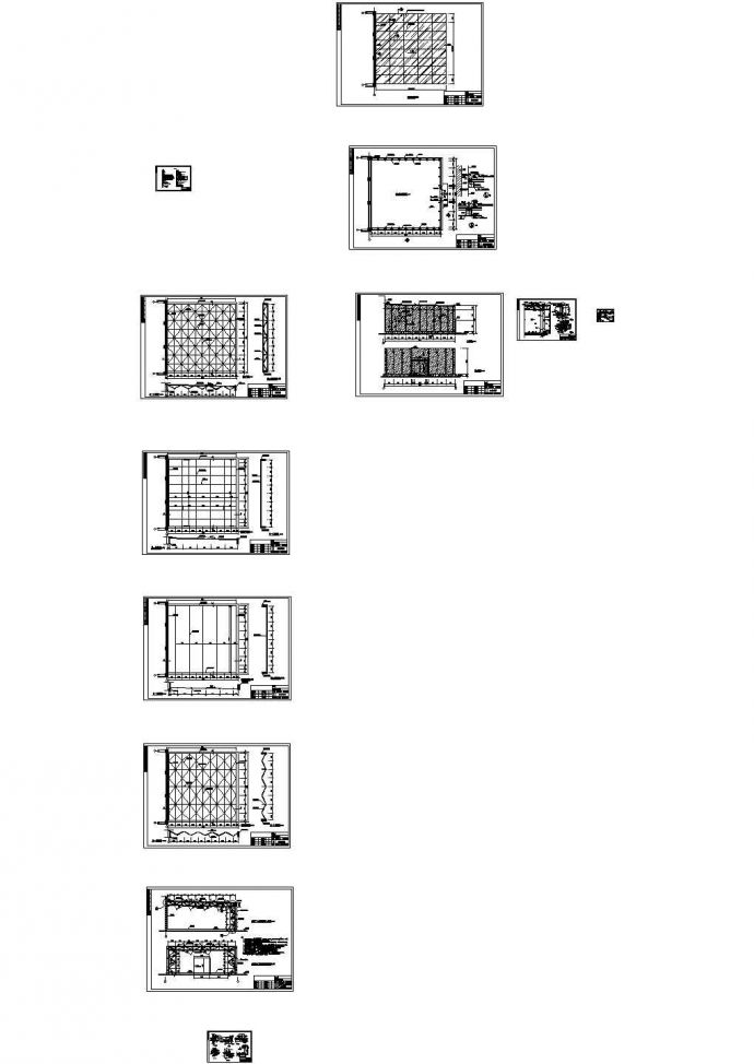 南昌某网架玻璃阳光房结构施工CAD图纸，含设计说明_图1