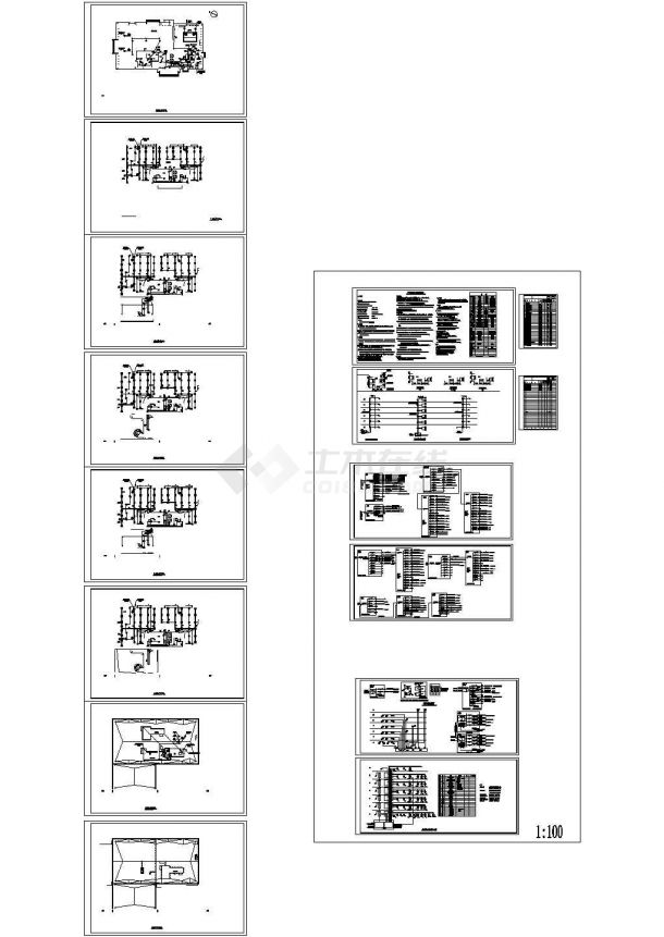 [天津]办公商业电气施工图（甲级院设计）-图一