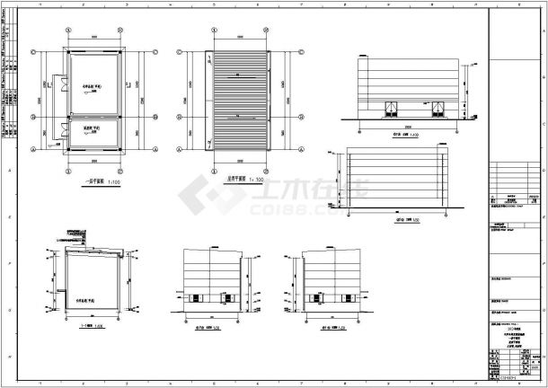 [湖南]知名工业厂房建设项目给排水施工图纸（太阳能热水系统）-图一