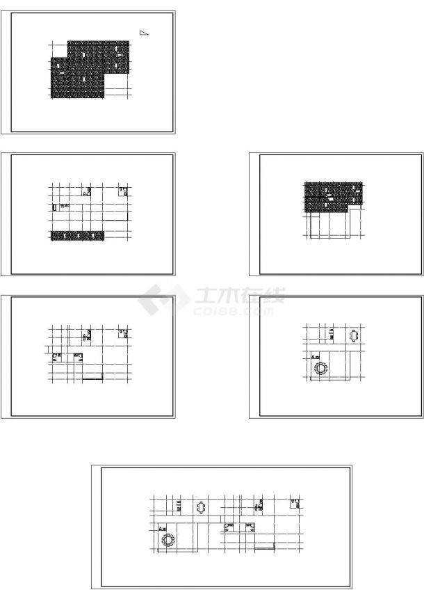 民宿建筑设计图纸和SU模型CAD图-图二