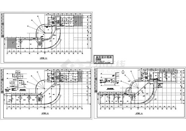 办公楼电气CAD施工全图-图一