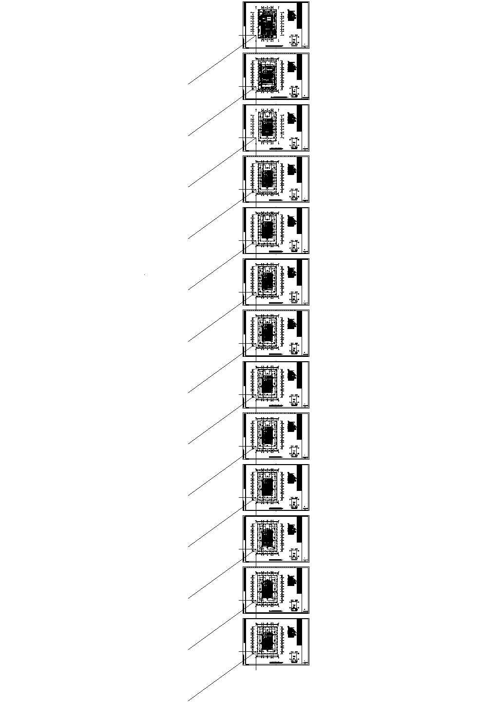 办公塔楼强弱电设计施工图