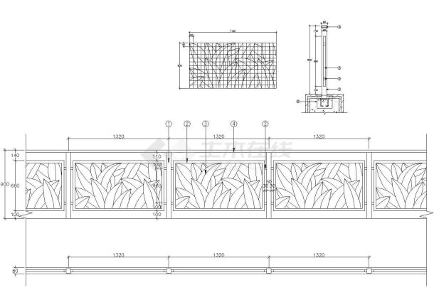 铁艺护栏建筑布置参考图-图二